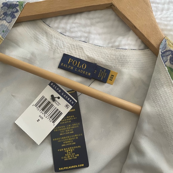 Polo Ralph Lauren Floral Crinkle Wrap Mini Dress - Picture 10 of 12